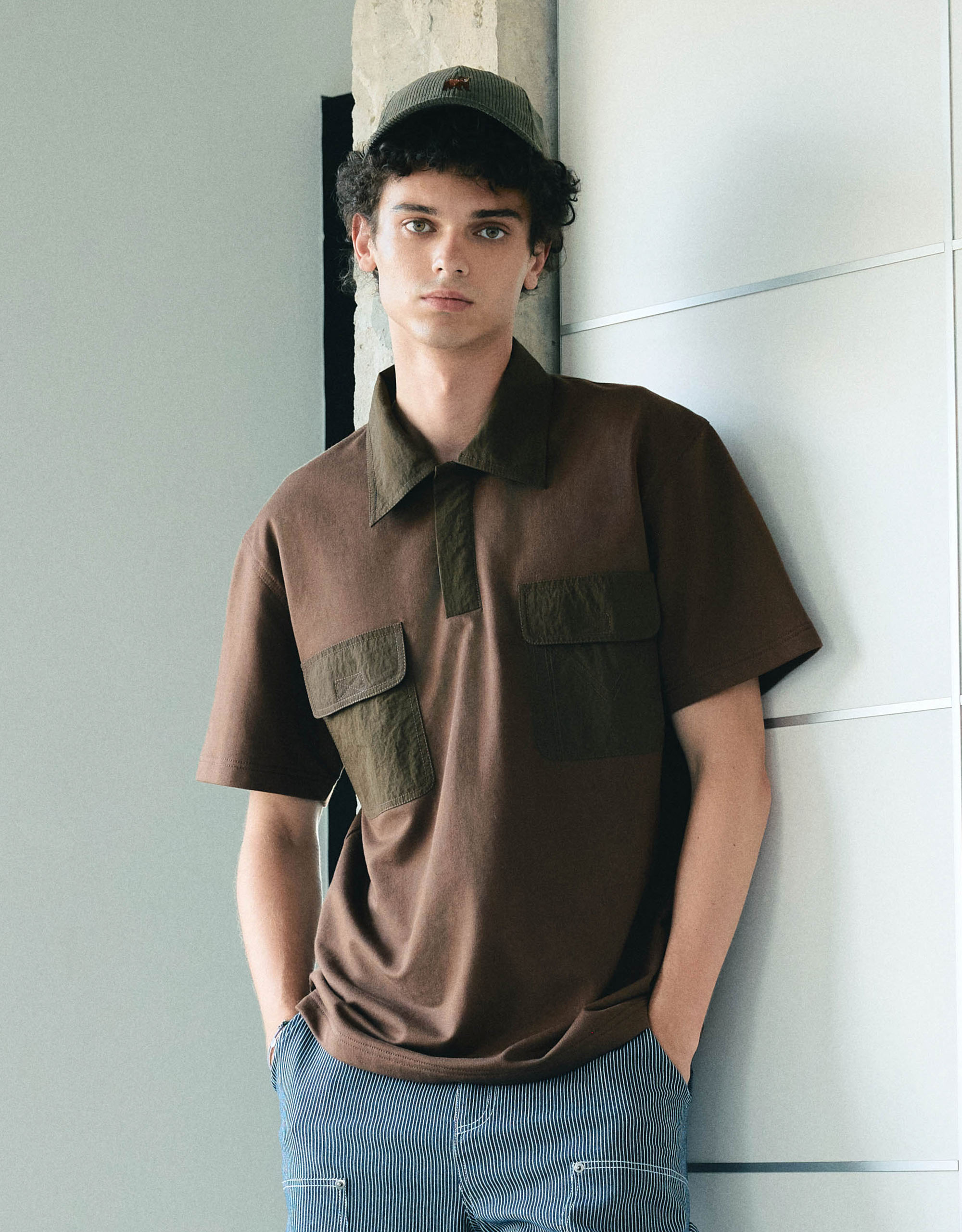 Nylon Pockets Polo Shirt - Image 2