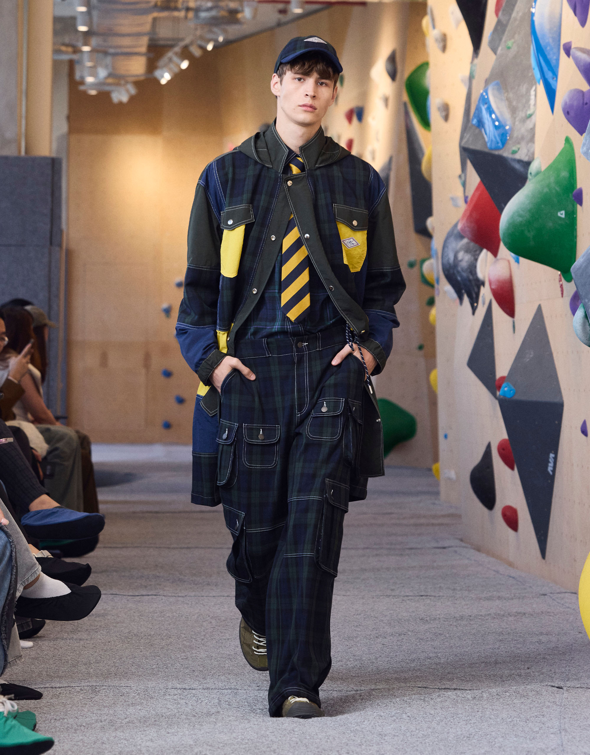 Vintage Check Cargo Pants - Image 2