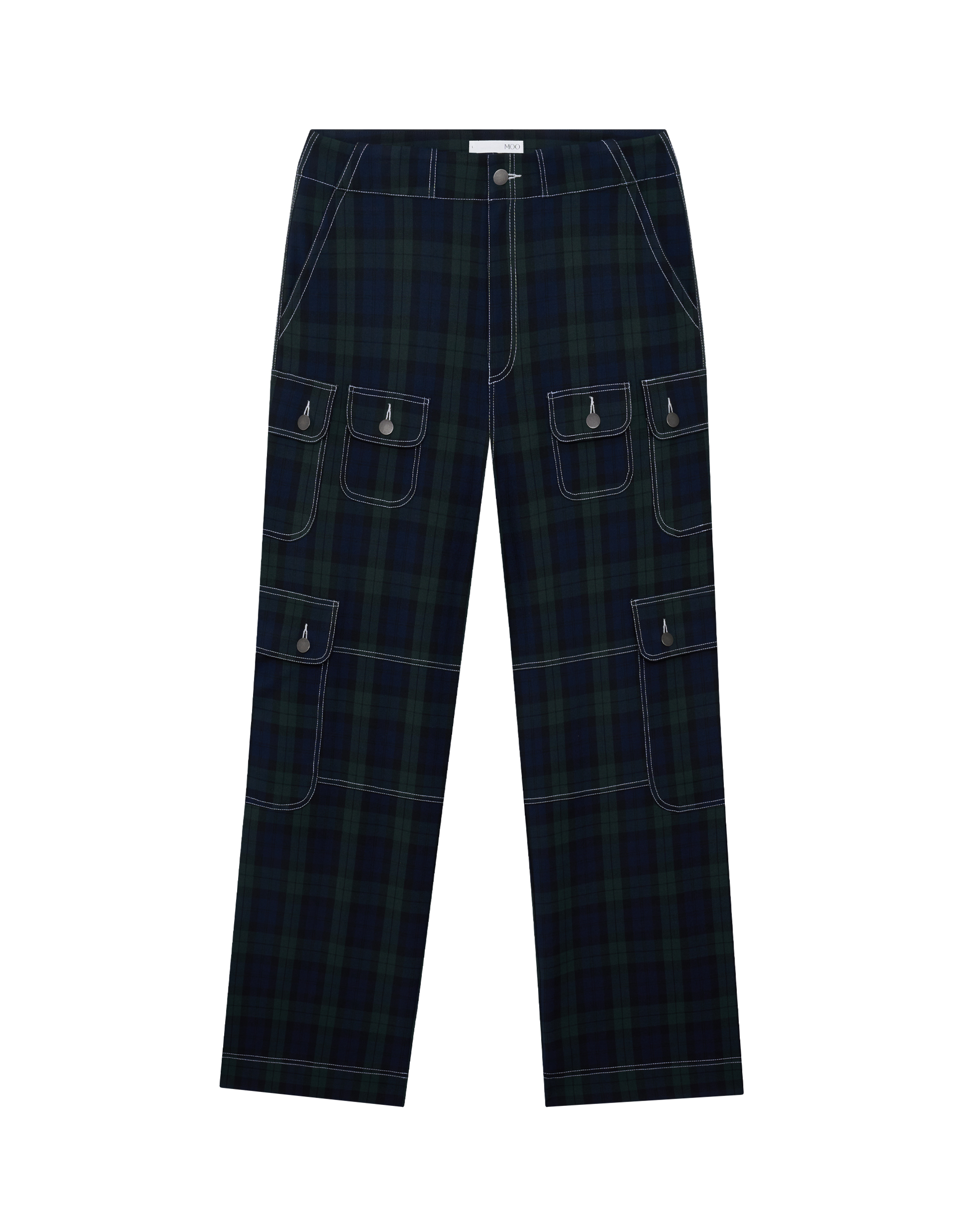 Vintage Check Cargo Pants