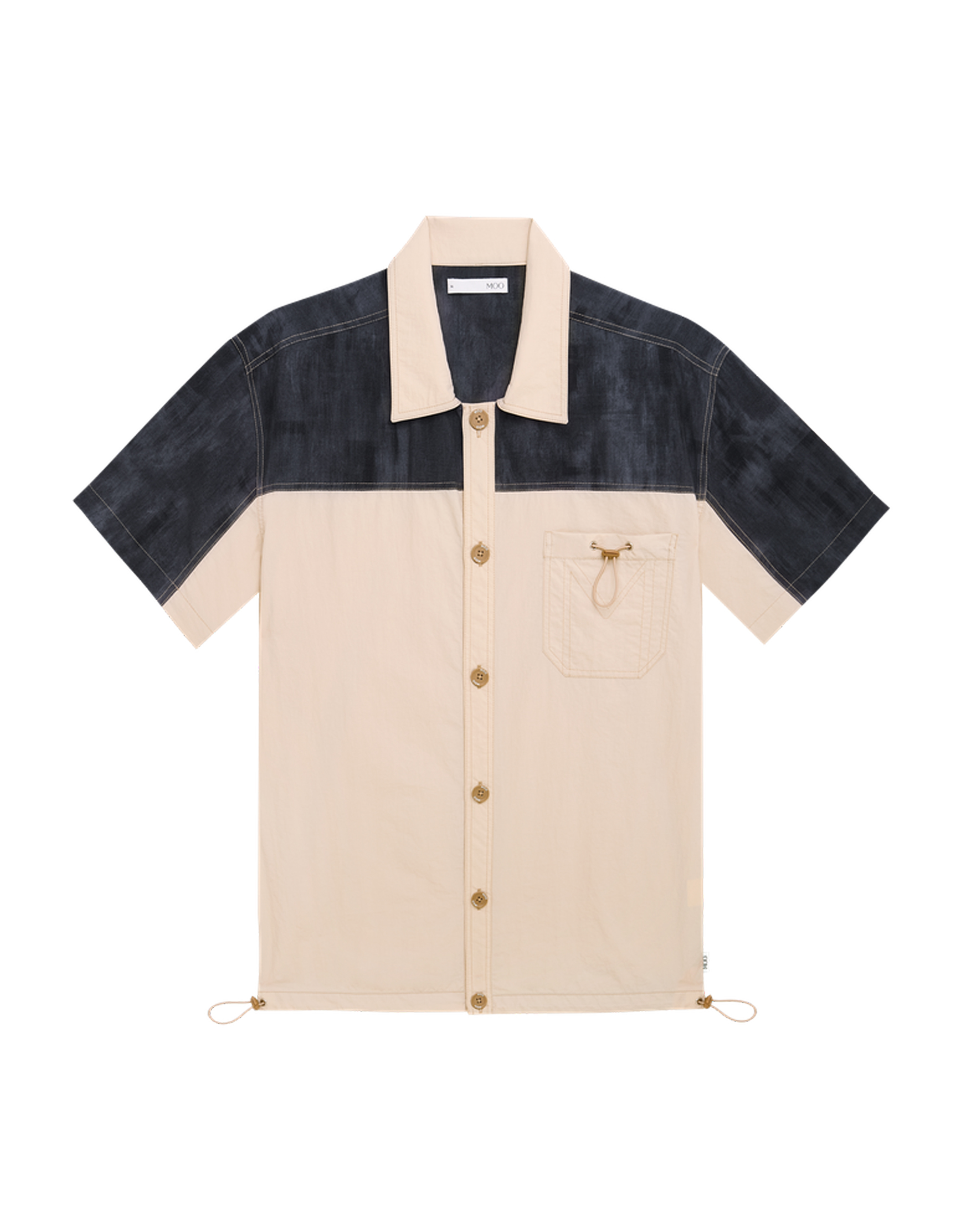 Two-tone Nylon Shirt