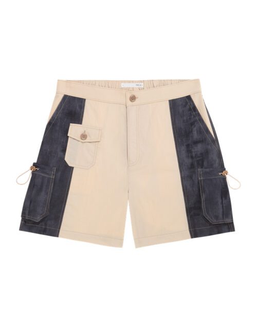 Two-tone Nylon Shorts