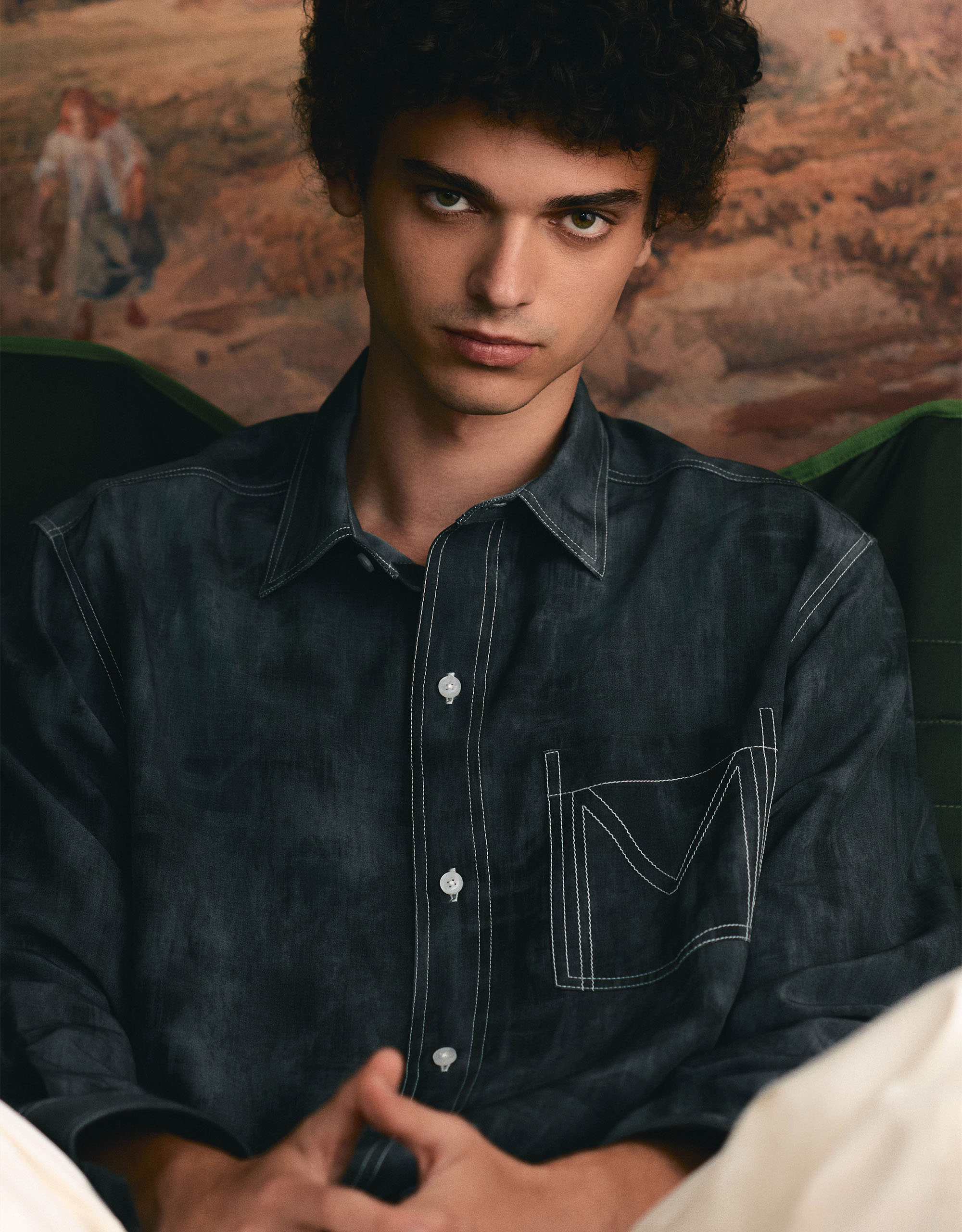 Washed Long Sleeve Shirt - Image 3