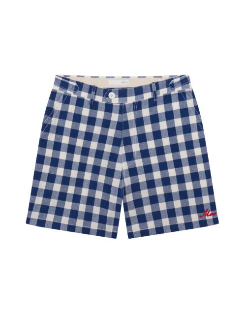 Gingham Cotton Shorts