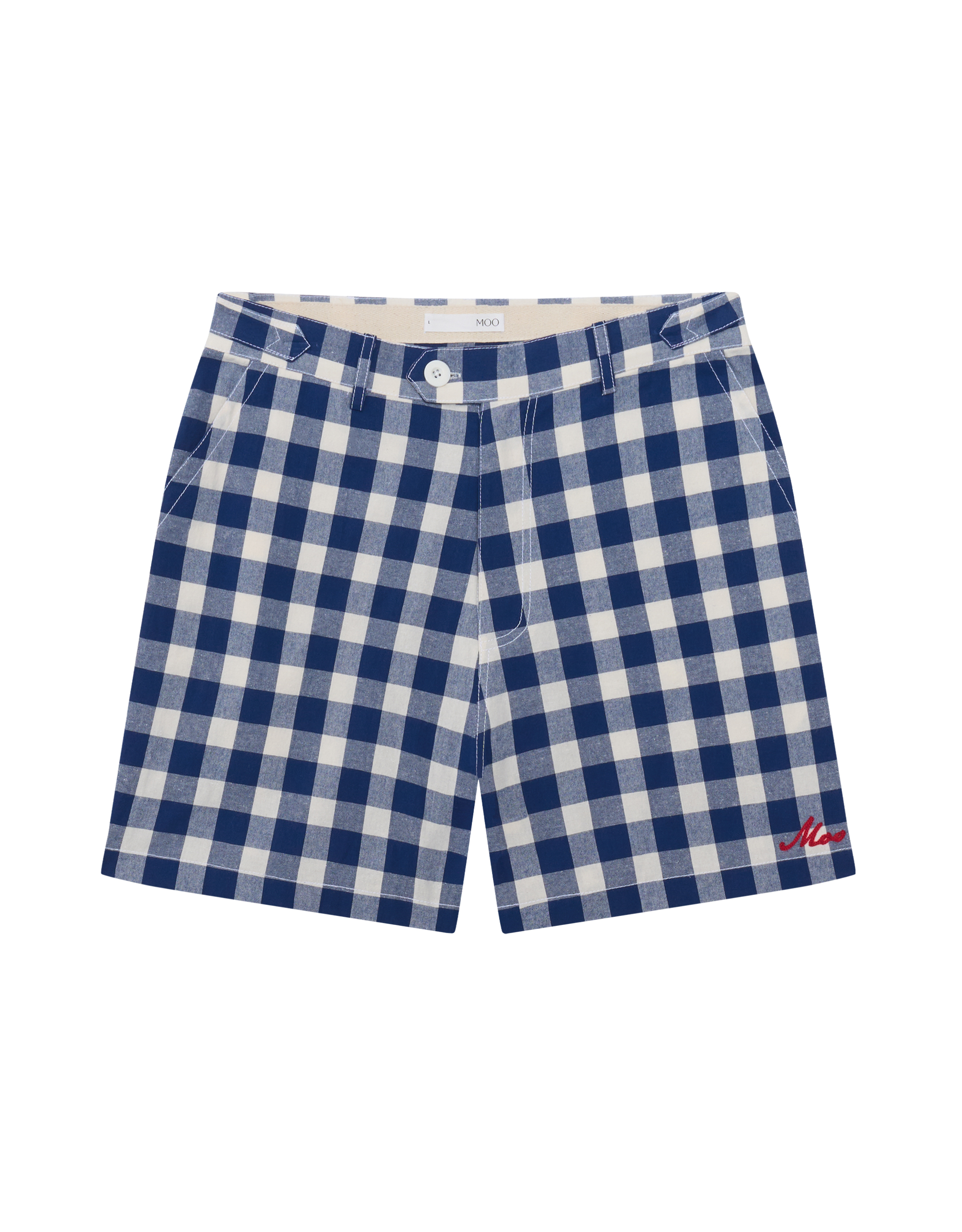 Gingham Cotton Shorts